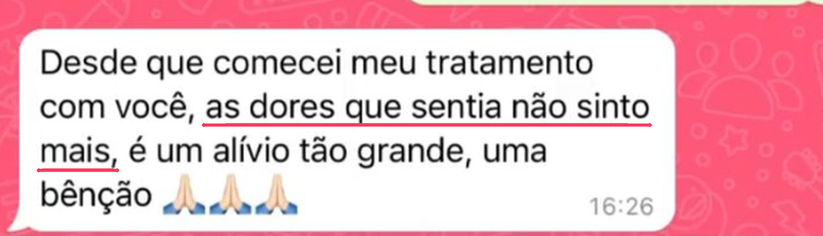 Depoimento de aluna com resultado destacado