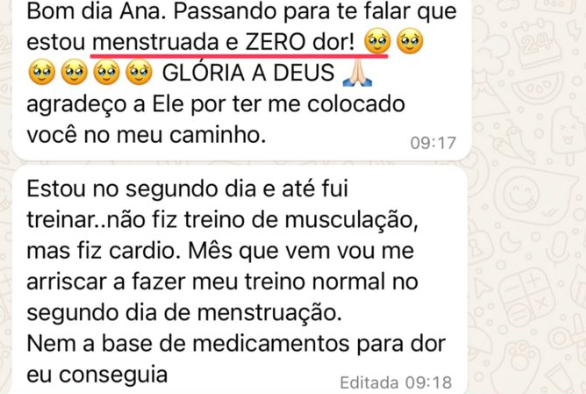Depoimento de aluna